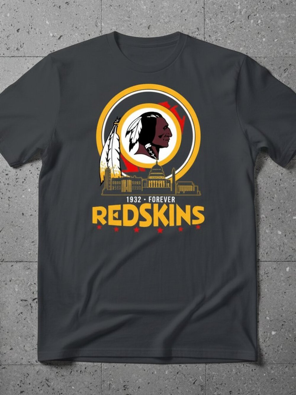 Washington Football Vintage Style Shirt, Retro 1932 Forever Fan Tee,